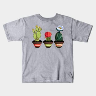 Pixel Cacti Kids T-Shirt